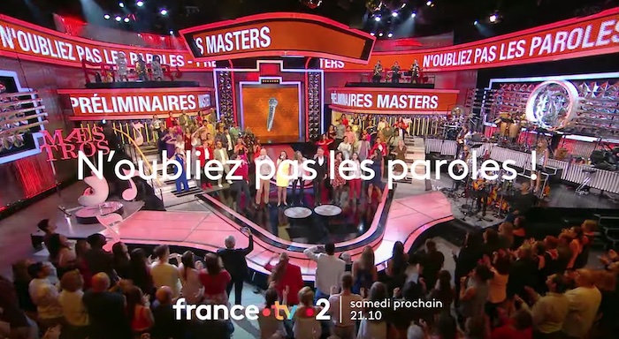« N'oubliez pas les paroles » préliminaires des masters « N'oubliez pas les paroles » préliminaires des masters