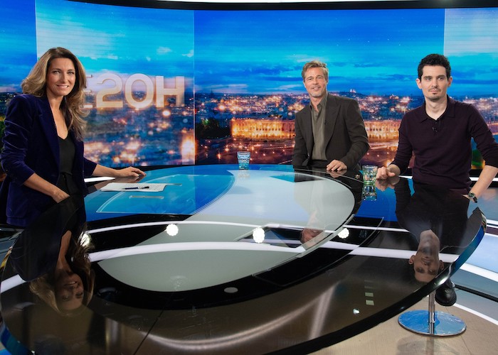 « 20 heures de TF1 » du 15 janvier 2023 : Brad Pitt et Damien Chazelle invités d'Anne-Claire Coudray « 20 heures de TF1 » du 15 janvier 2023 : Brad Pitt et Damien Chazelle invités d'Anne-Claire Coudray