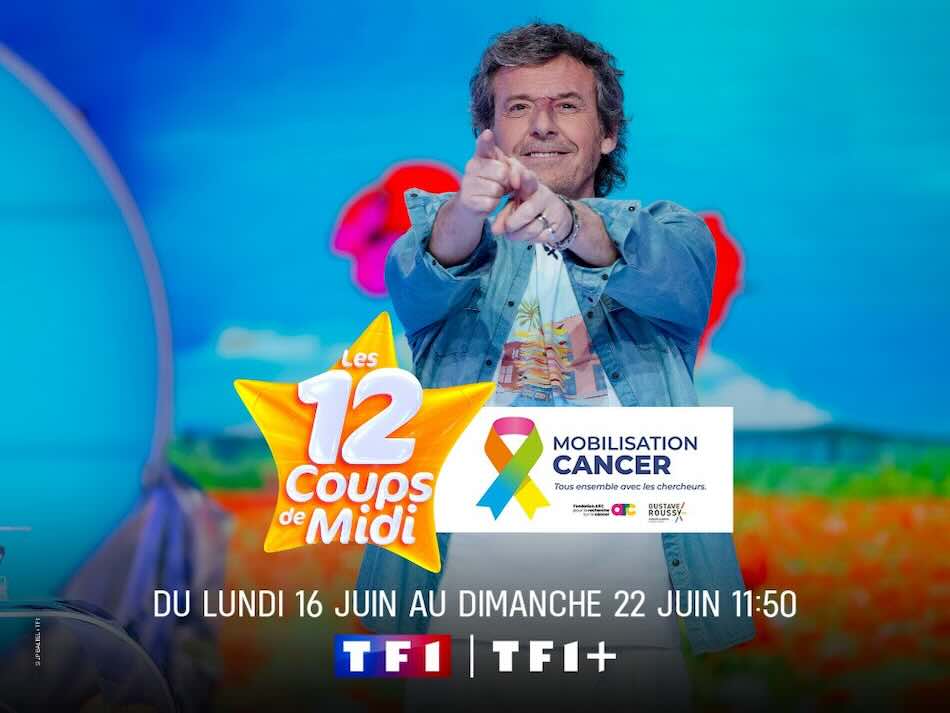 « Les 12 coups de midi » du 16 au 22 juin 2025 : semaine spéciale mobilisation contre le cancer